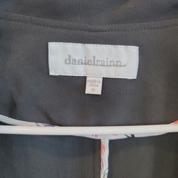 Daniel Rainn Open Front Black Blazer Jacket Women's Size 1X - Picture 11 of 12